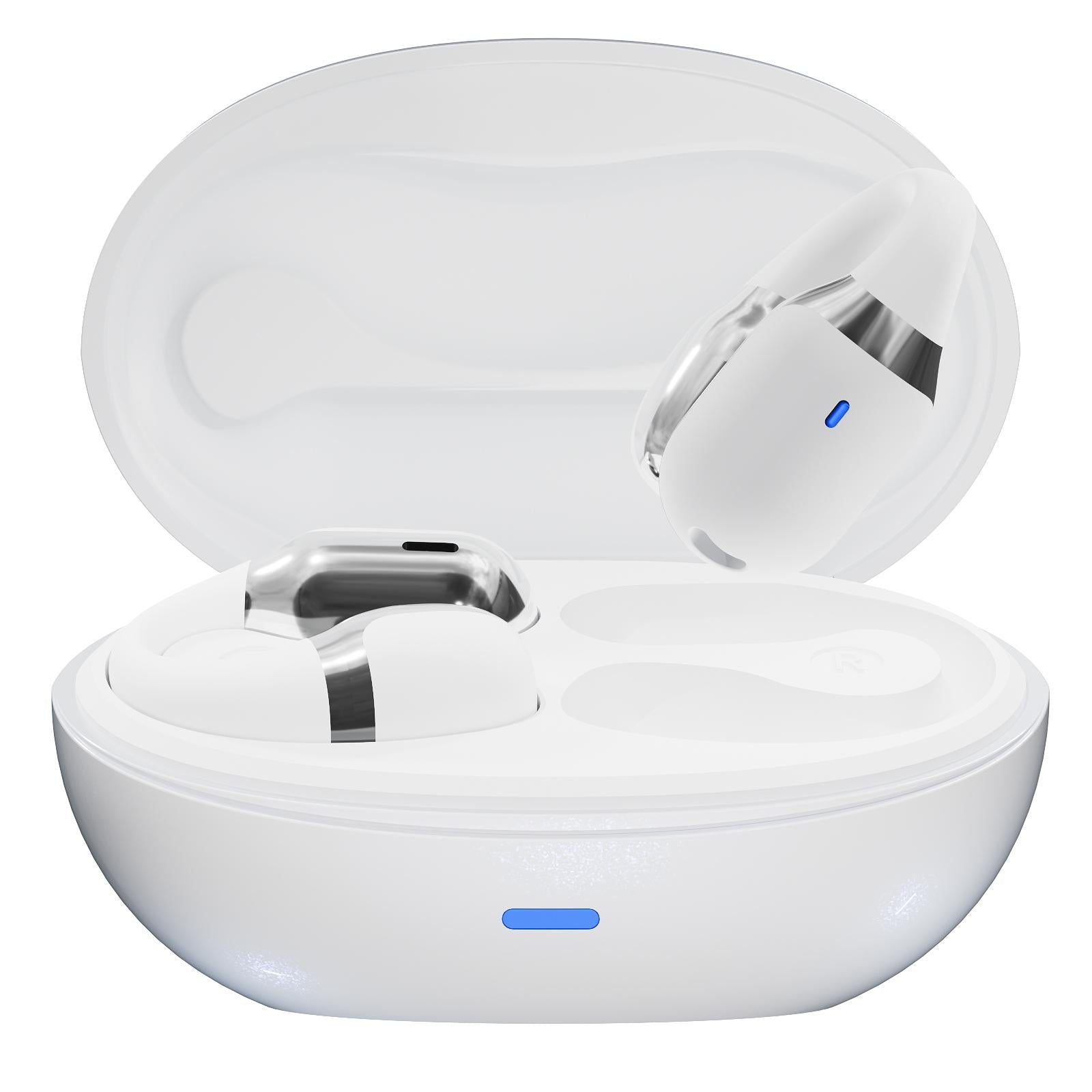 NNEDSZ Wireless Sports Bluetooth Earphones With Air Conduction - F16 Tws - Pink